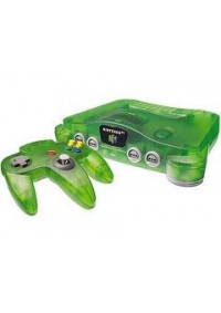 Console N64 / Nintendo 64 Funtastic Avec Expansion Pak / Pack - Jungle Green / Verte Transparente